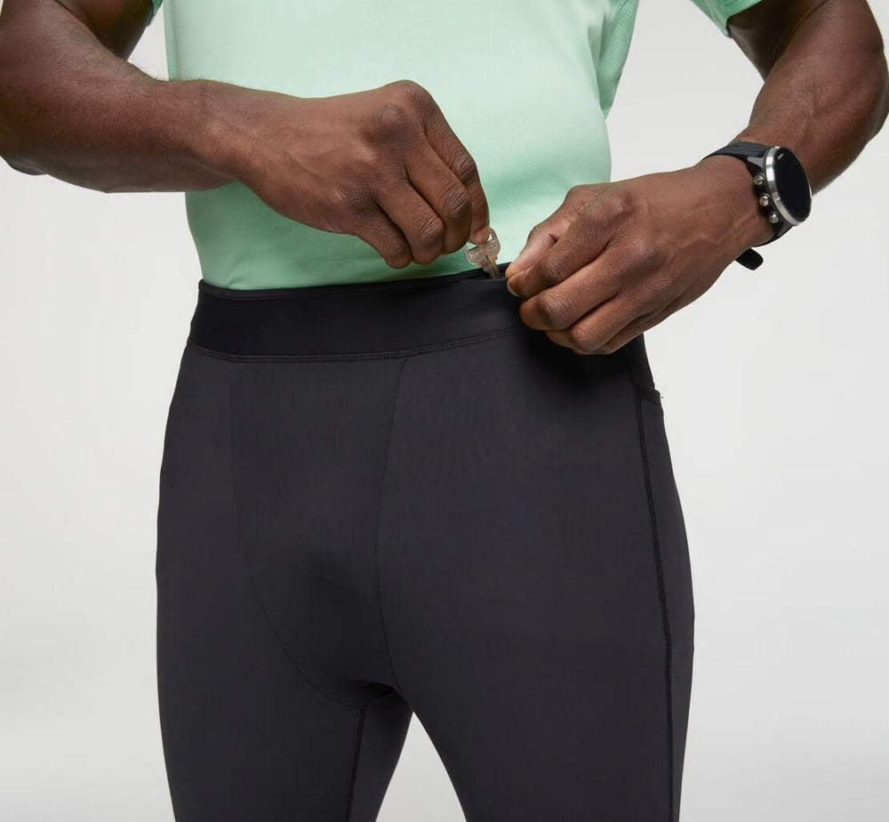 Men's Performance Full Length Tight - Black
