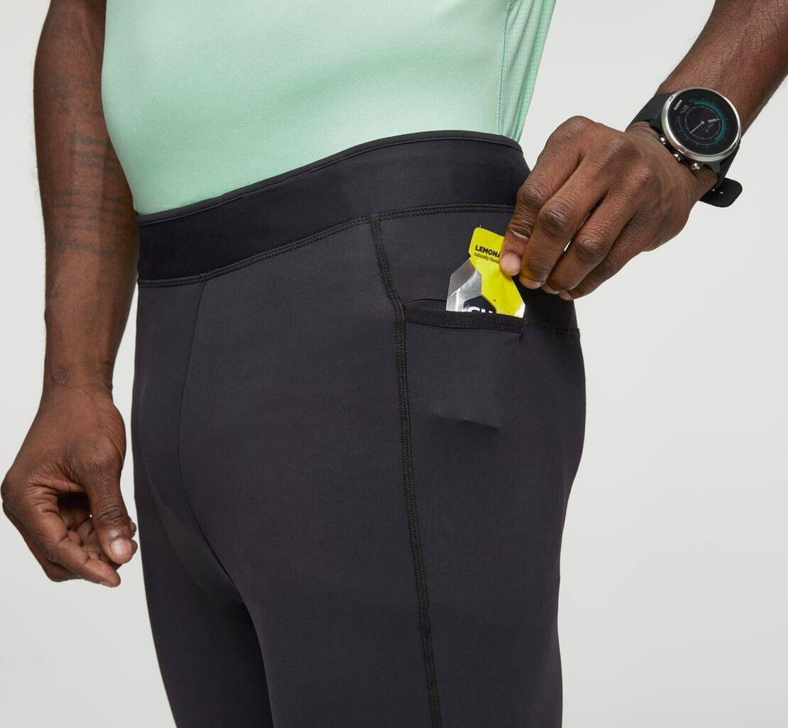 Men's Performance Full Length Tight - Black