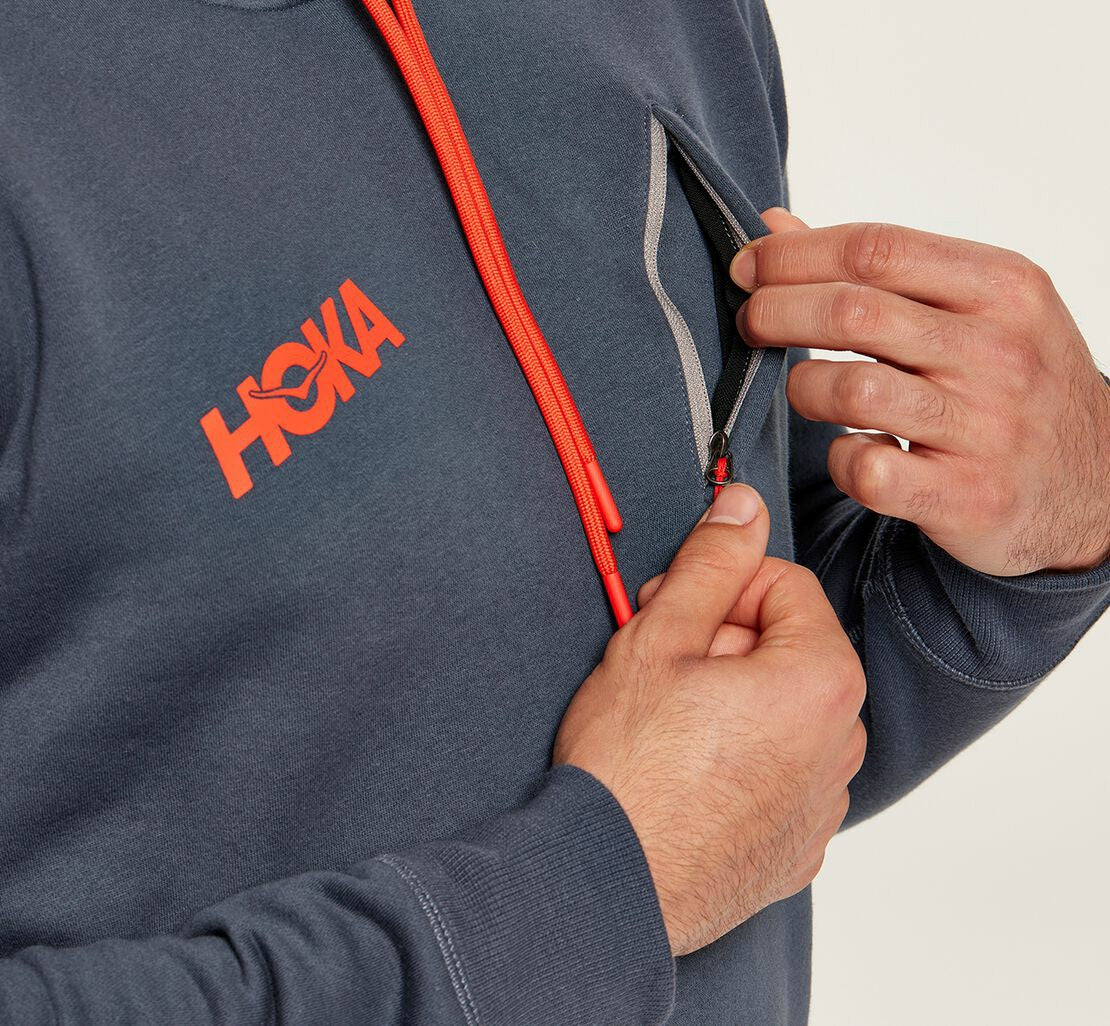 Men's Hoodie - Ombre Blue