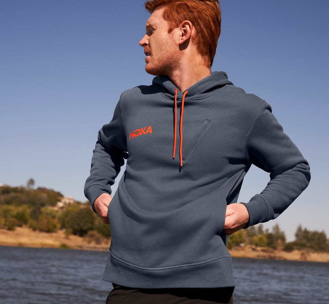 Men's Hoodie - Ombre Blue