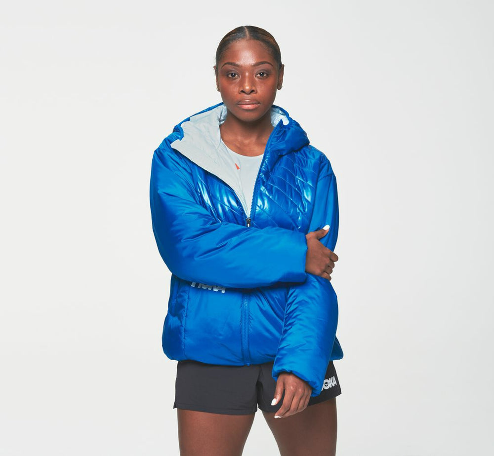All Gender Puffy Jacket - Imperial Blue