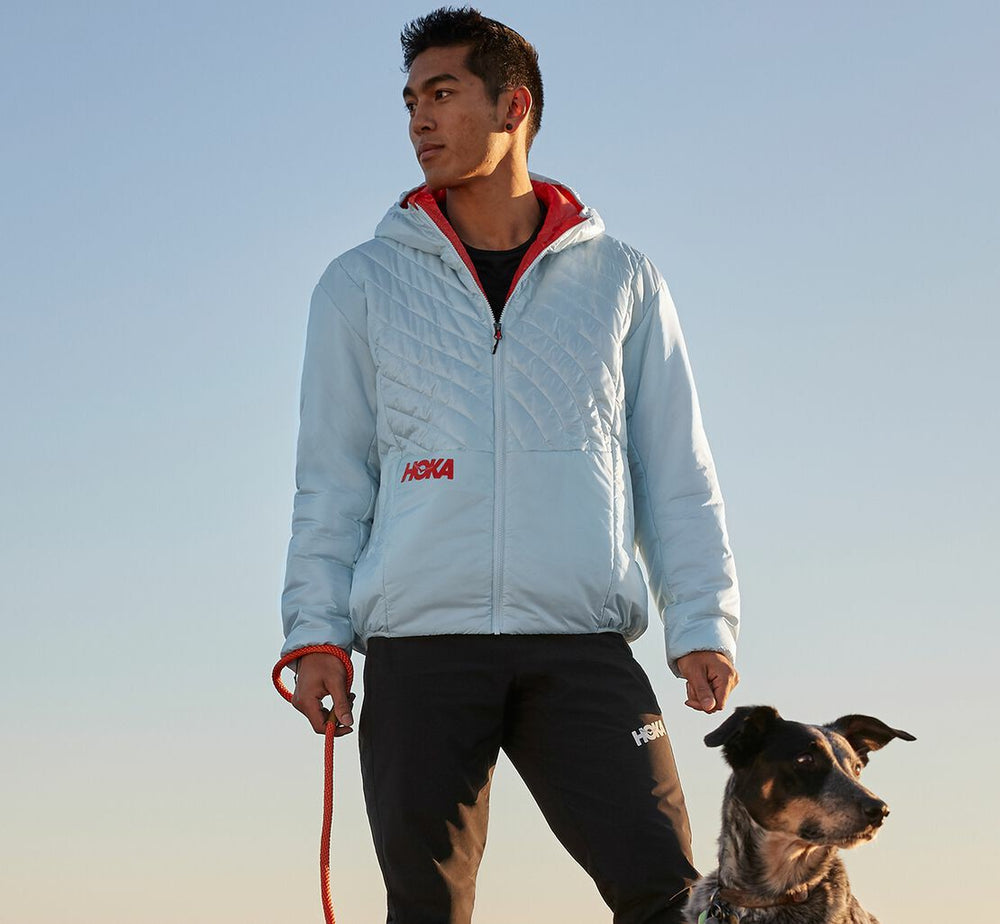 All Gender Puffy Jacket - Wan Blue