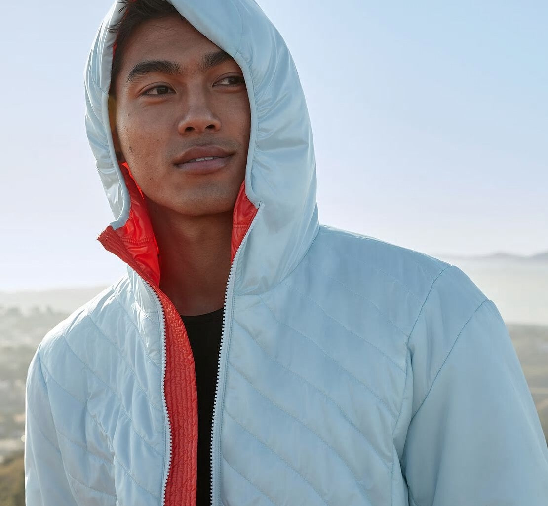 All Gender Puffy Jacket - Wan Blue
