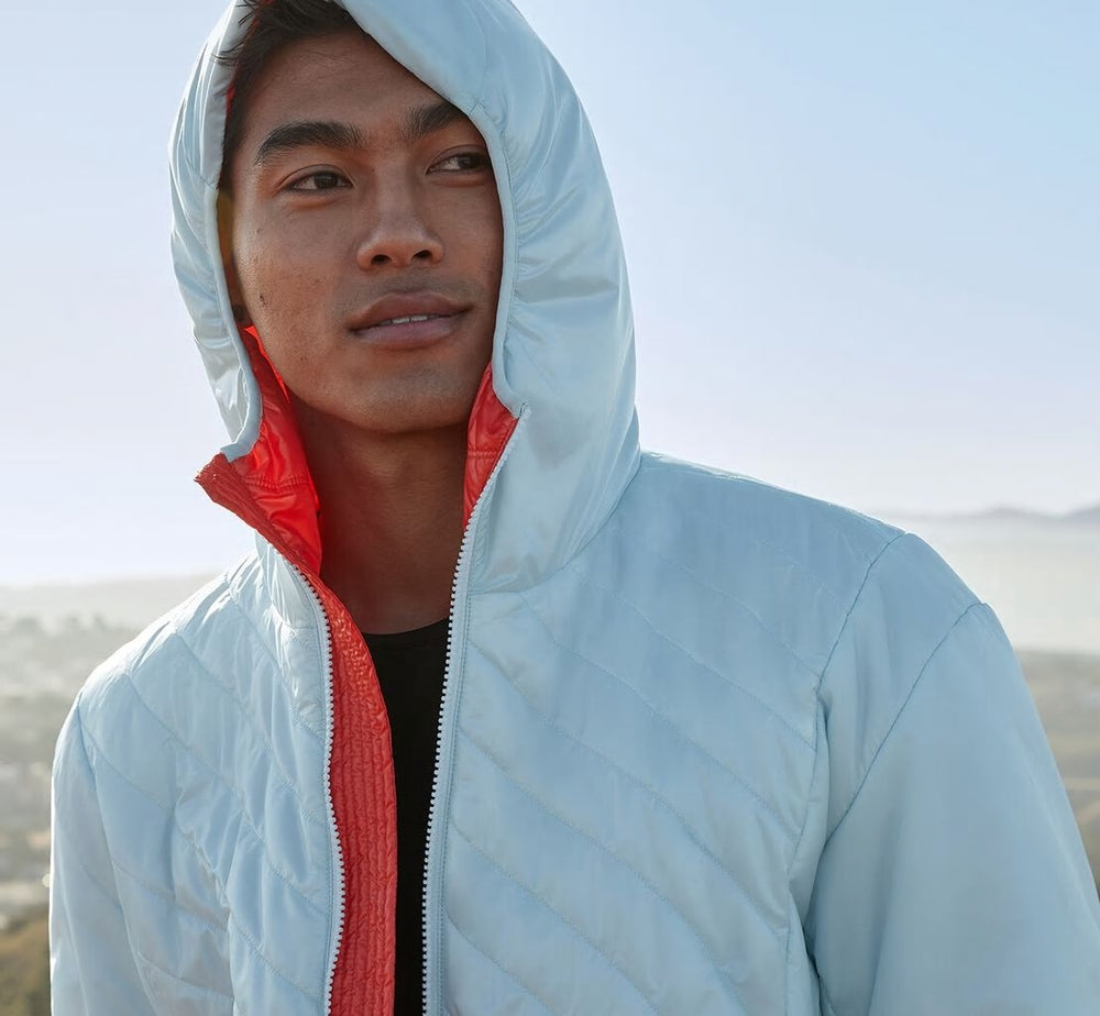 All Gender Puffy Jacket - Wan Blue