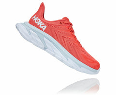 Women's Clifton Edge - Hot Coral / White