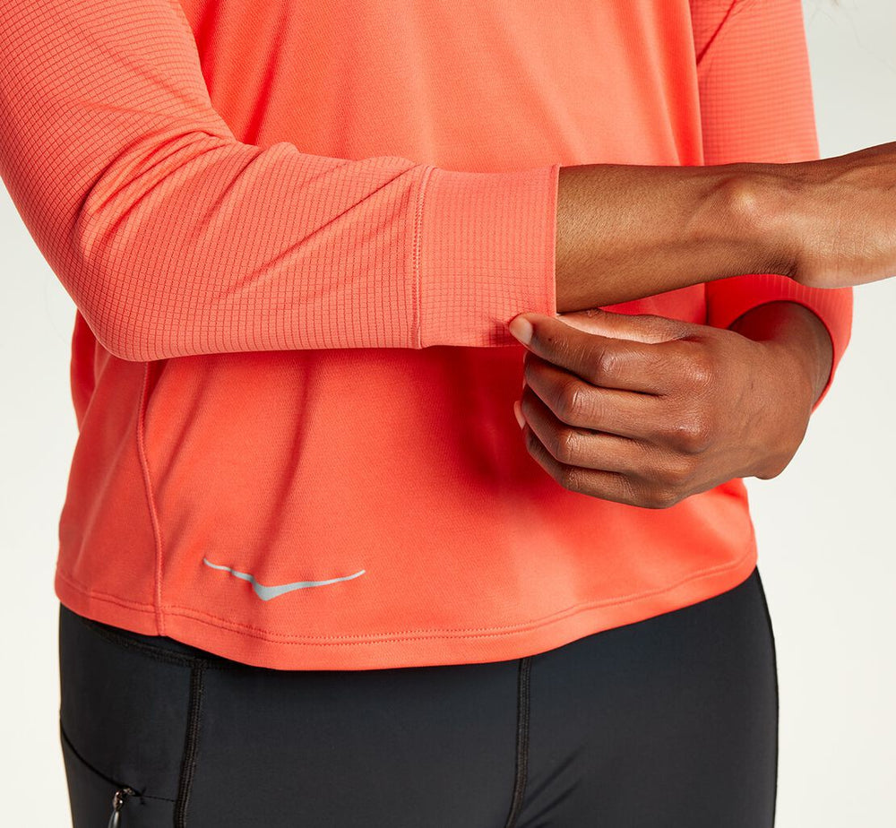 Women's Performance 3/4 Sleeve - Hot Coral
