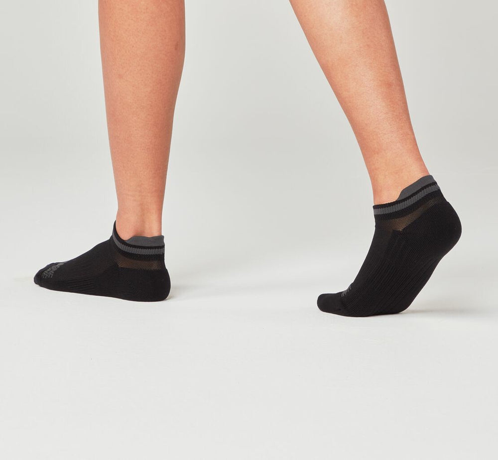 All Gender Performance No-Show Sock - Black