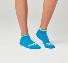 All Gender Performance No-Show Sock - Diva Blue / Citrus
