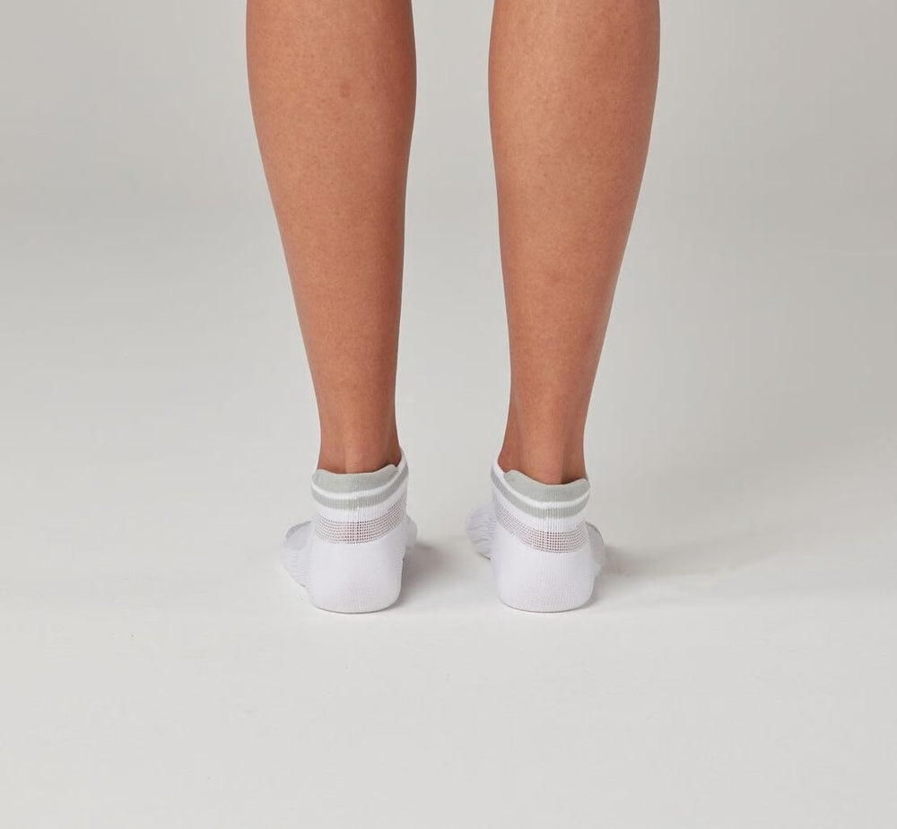 All Gender Performance No-Show Sock - White
