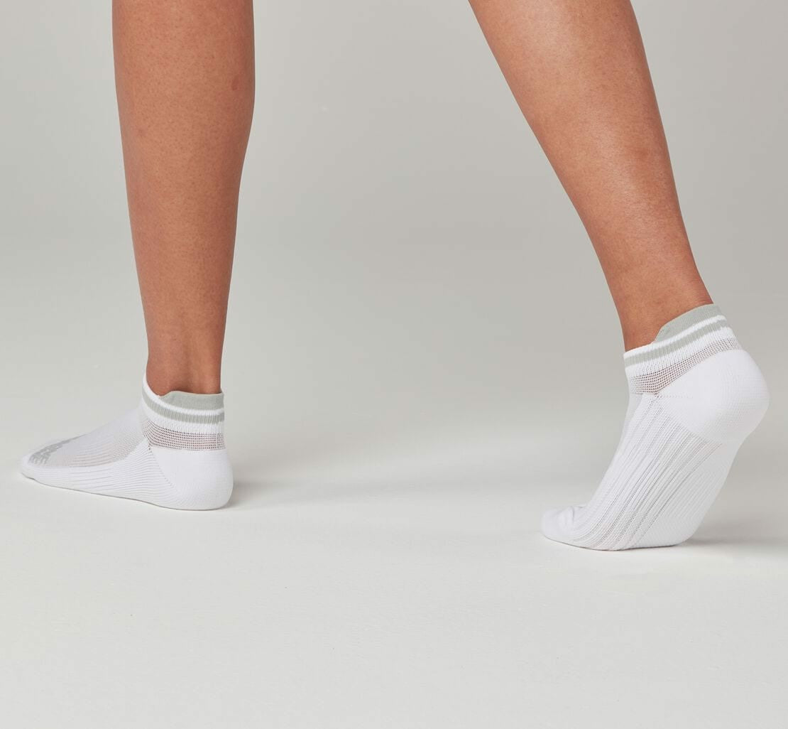 All Gender Performance No-Show Sock - White