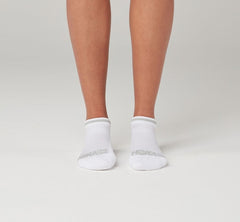 All Gender Performance No-Show Sock - White