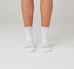 All Gender Performance Crew Sock - White