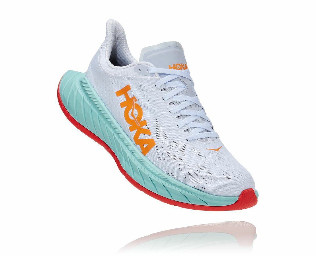 Men's Carbon X 2 - White / Blazing Orange