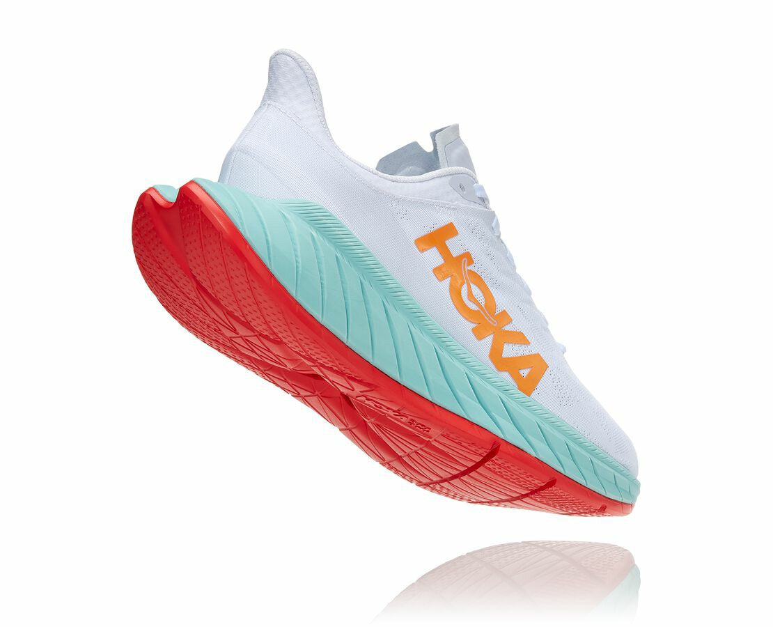 Men's Carbon X 2 - White / Blazing Orange
