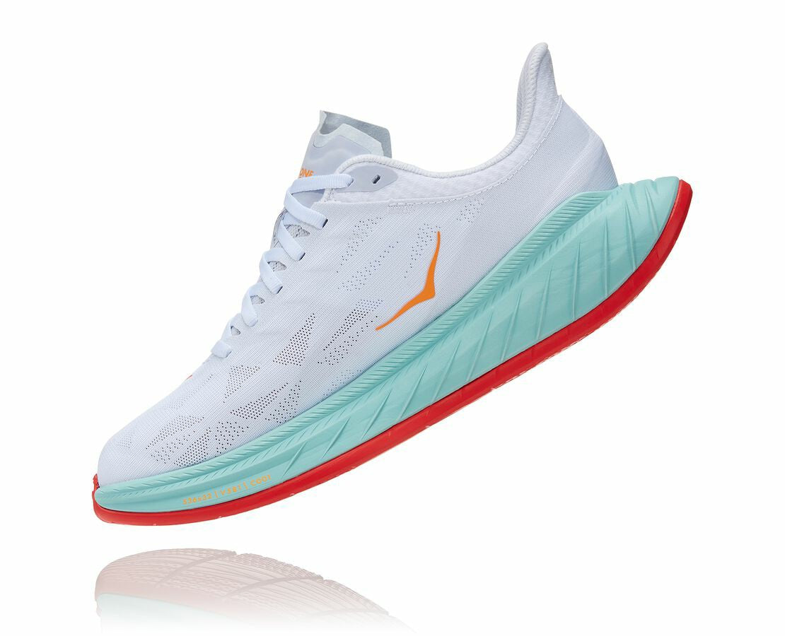 Men's Carbon X 2 - White / Blazing Orange
