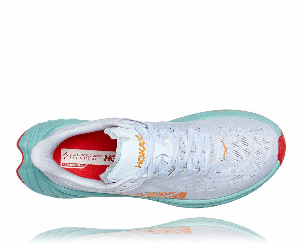 Men's Carbon X 2 - White / Blazing Orange