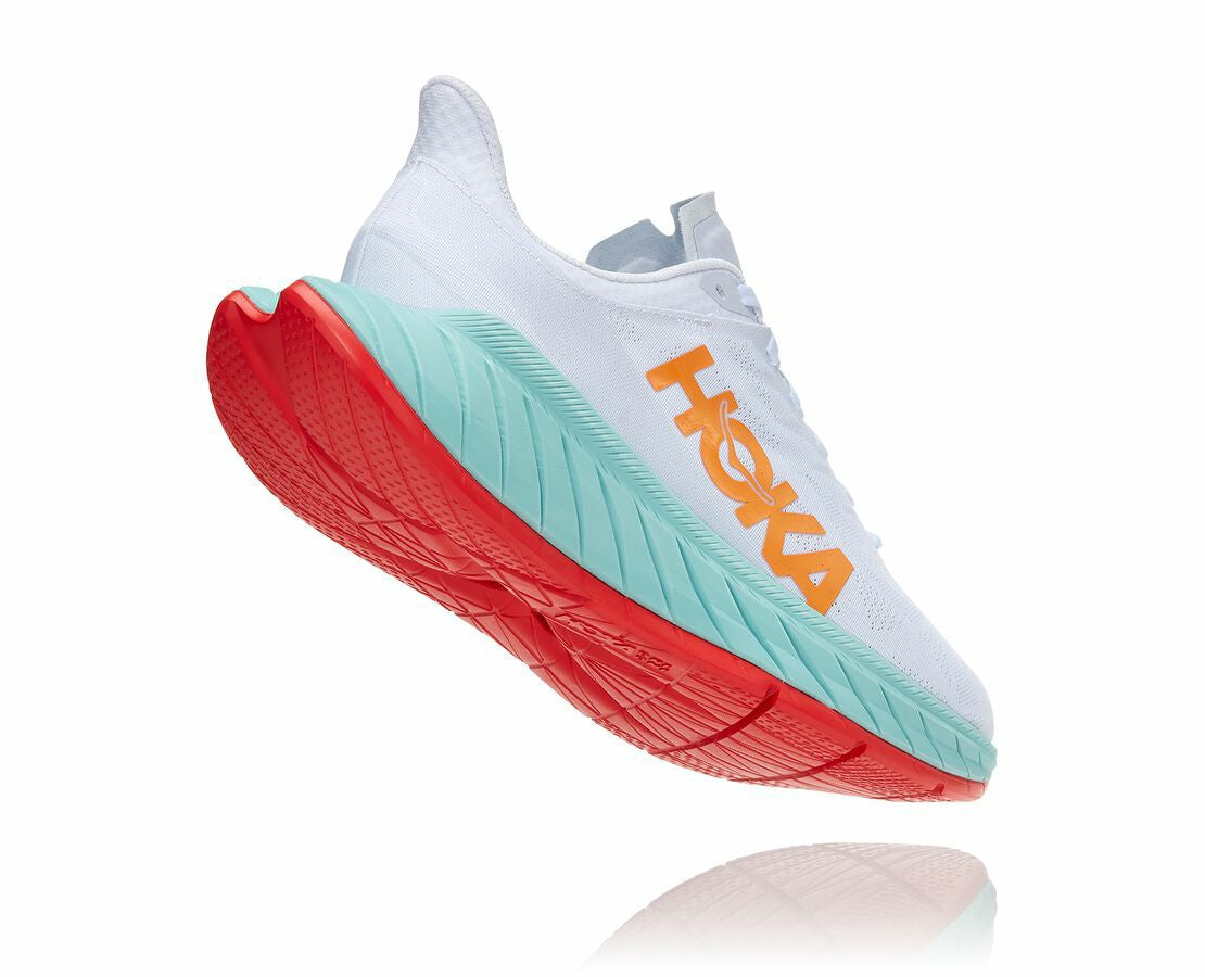 Women's Carbon X 2 - White / Blazing Orange
