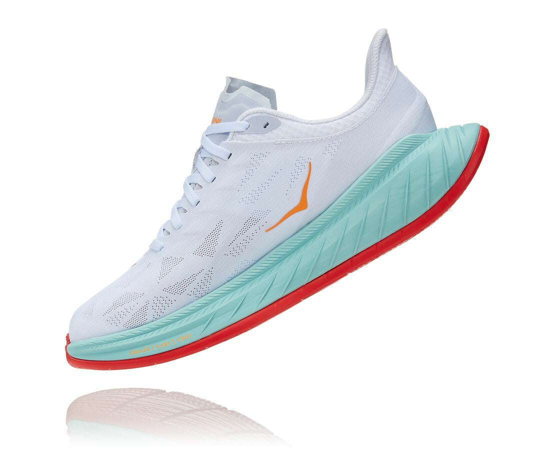 Women's Carbon X 2 - White / Blazing Orange