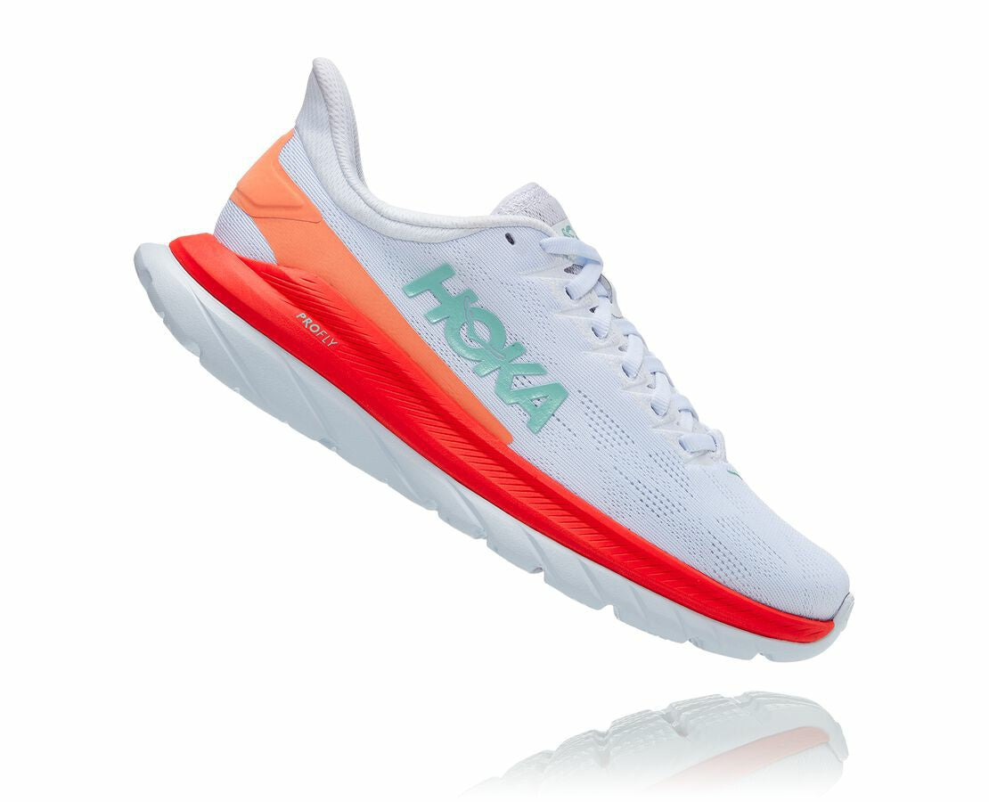 Women's Mach 4 - White / Fiesta