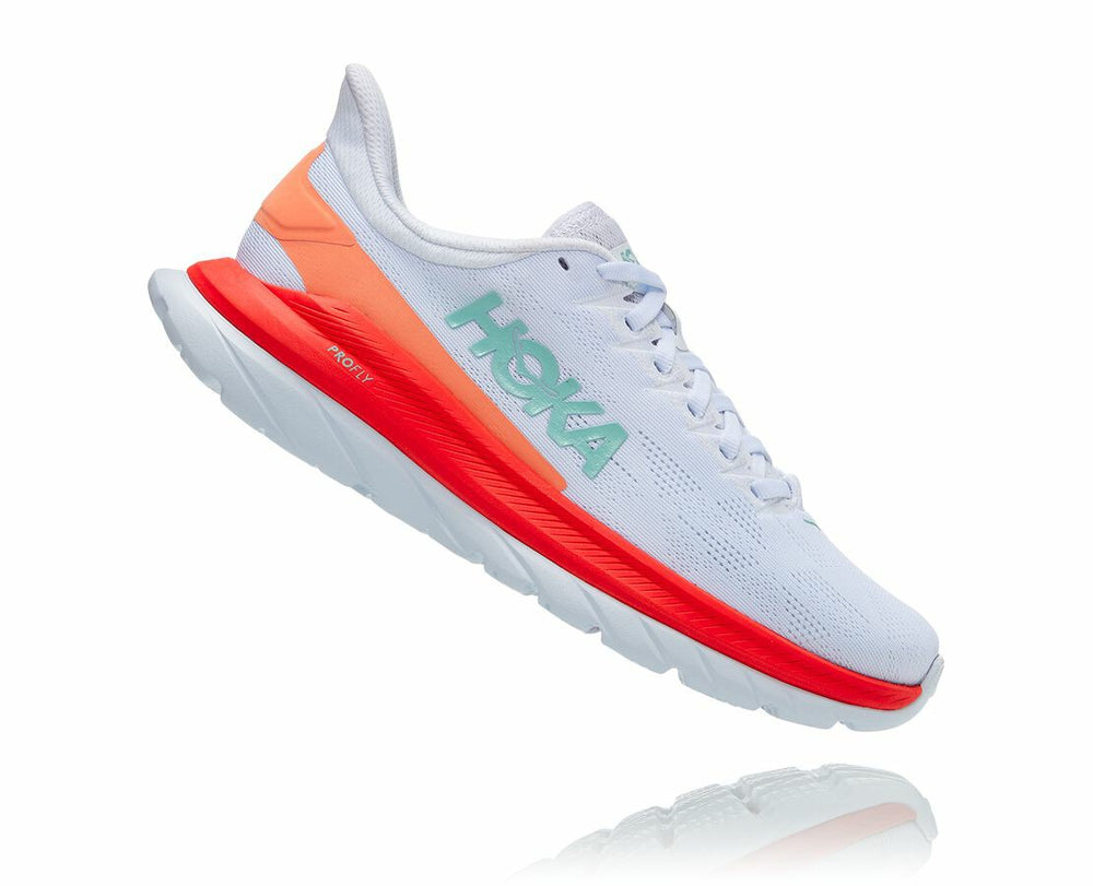 Women's Mach 4 - White / Fiesta