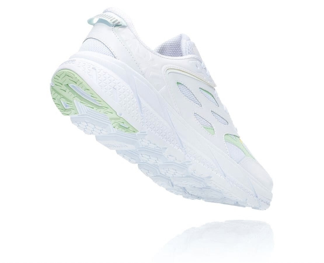 All Gender Clifton L - White / Green Ash