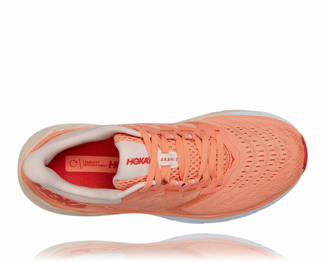 Women's Arahi 5 - Cantaloupe / Silver Peony