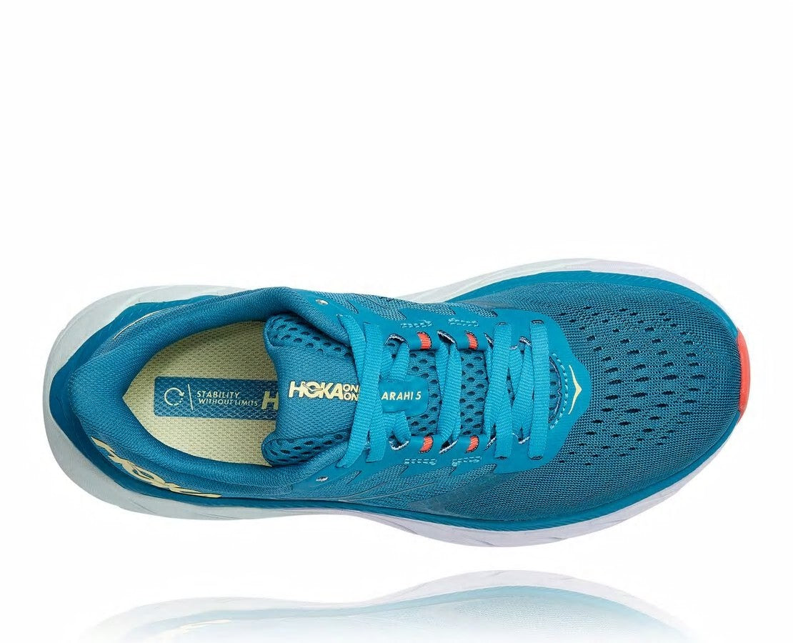 Women's Arahi 5 - Mosaic Blue / Luminary Green