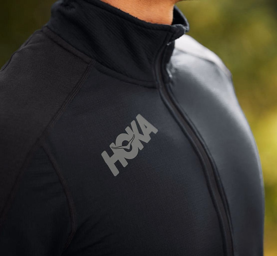 Men's 1/2 Zip Midlayer - Black