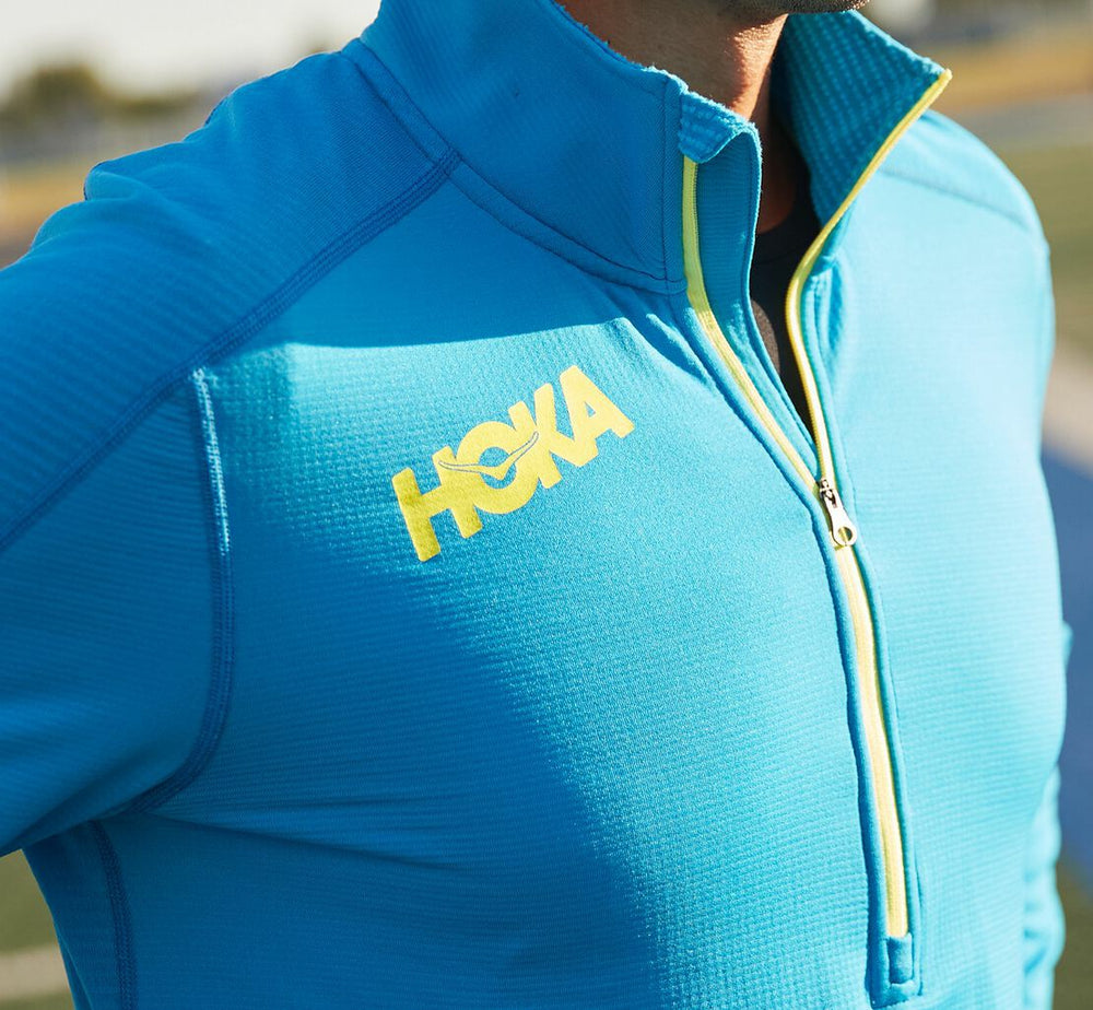 Men's 1/2 Zip Midlayer - Diva Blue