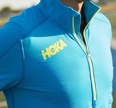 Men's 1/2 Zip Midlayer - Diva Blue