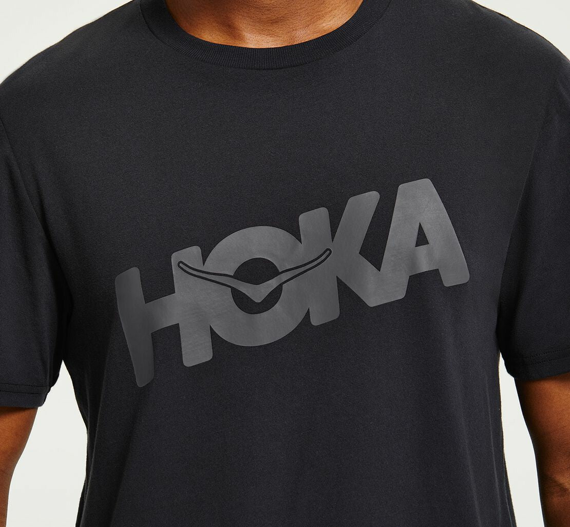 Men's Brand Tee - Black / Castlerock