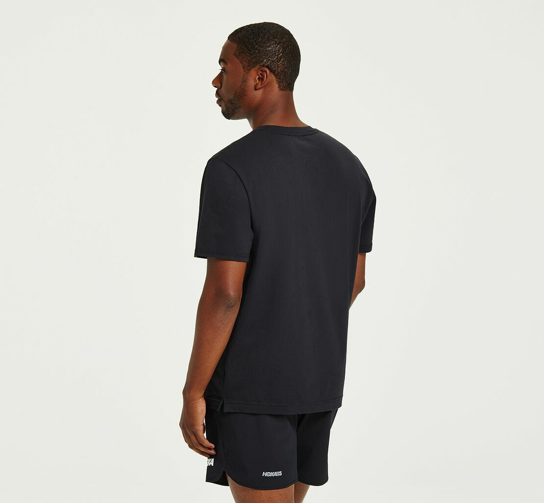 Men's Brand Tee - Black / Castlerock