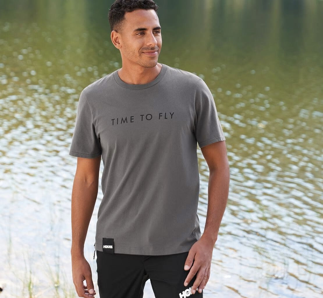 Men's Brand Tee - Charcoal