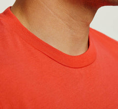 Men's Brand Tee - Fiesta / White