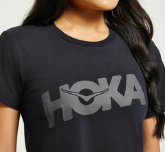 Women's Brand Tee - Black / Castlerock