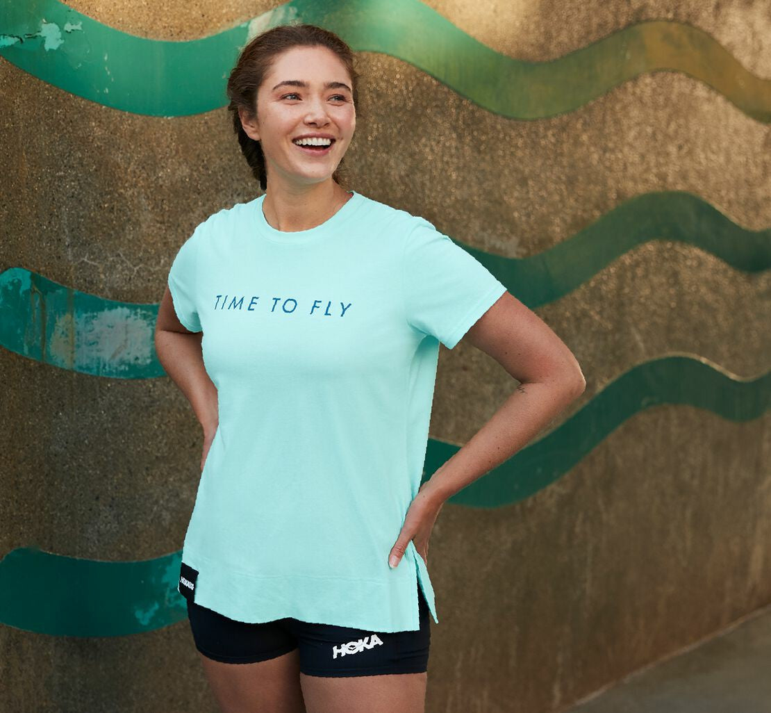 Women's Brand Tee - Blue Tint