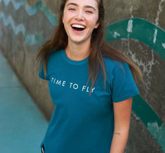 Women's Brand Tee - Moroccan Blue