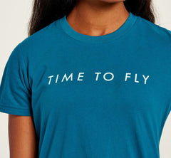 Women's Brand Tee - Moroccan Blue