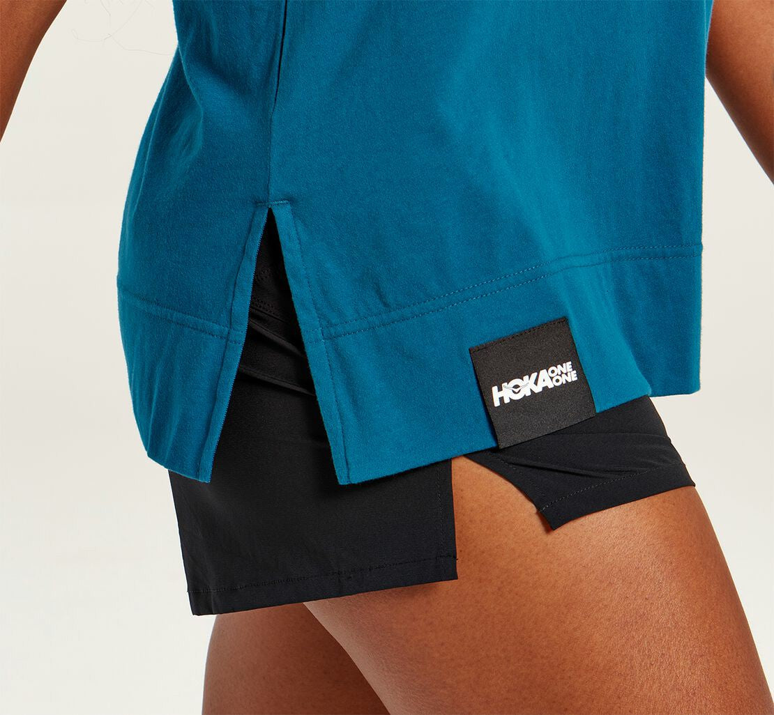Women's Brand Tee - Moroccan Blue
