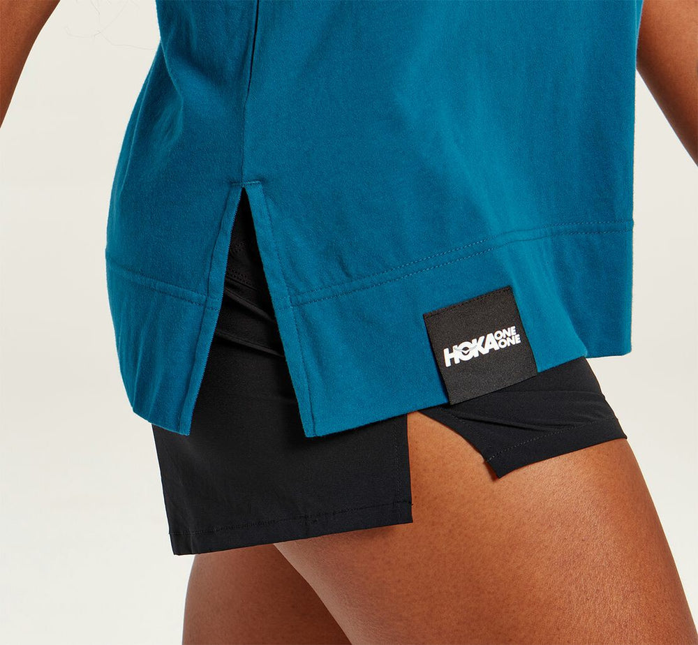Women's Brand Tee - Moroccan Blue