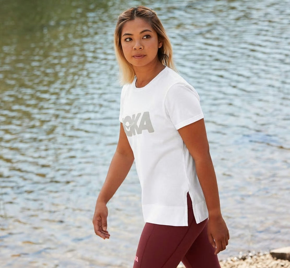 Women's Brand Tee - White