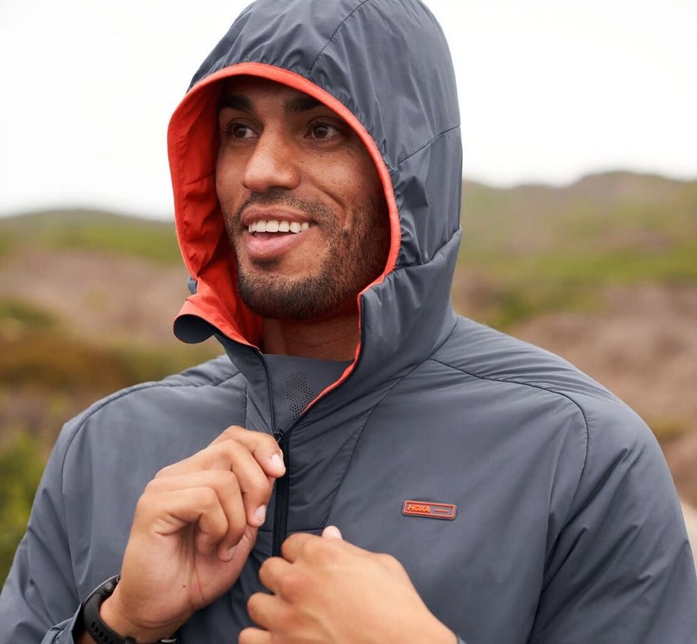 Men's Hybrid Run Jacket - Ombre Blue
