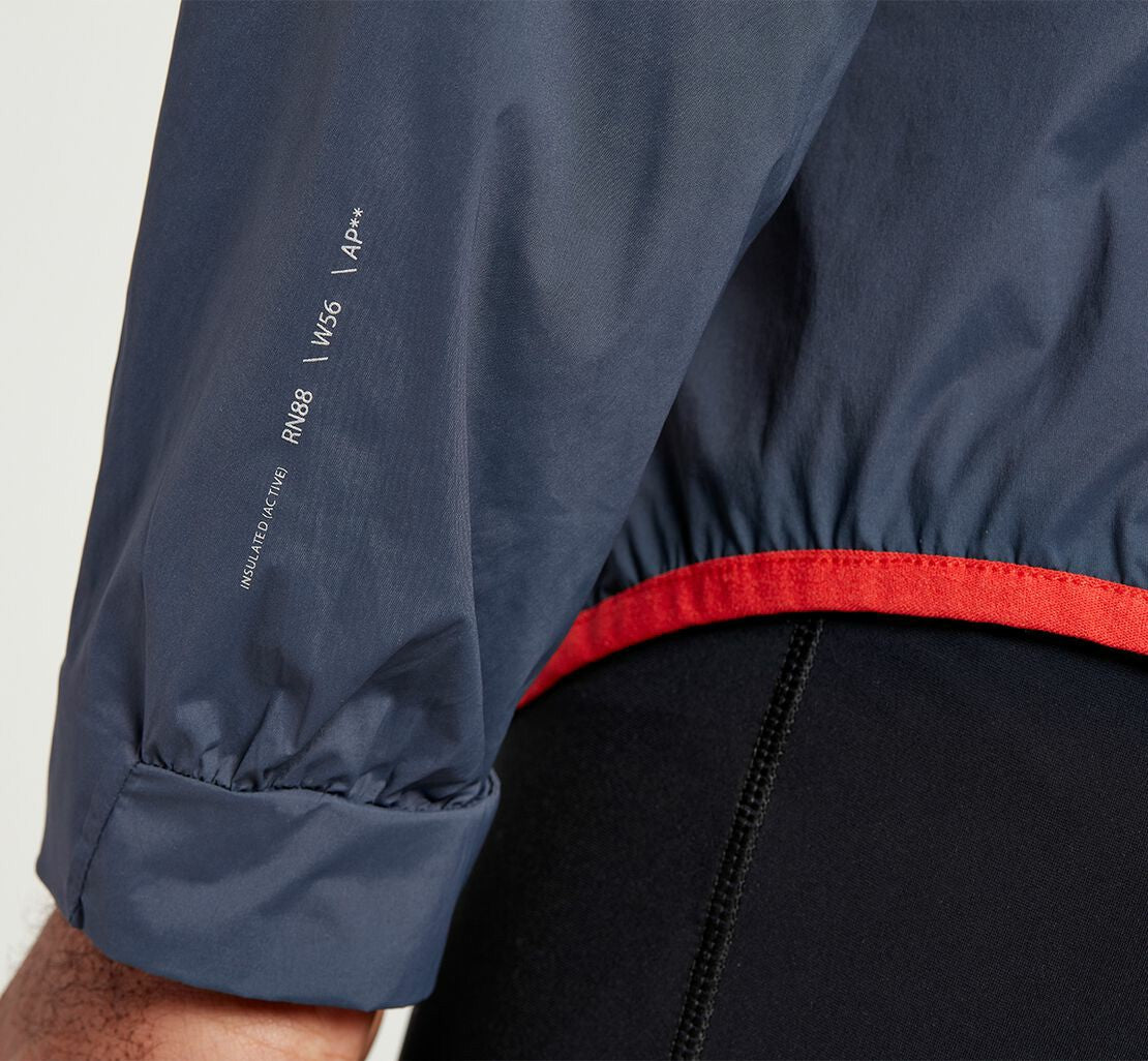 Men's Hybrid Run Jacket - Ombre Blue