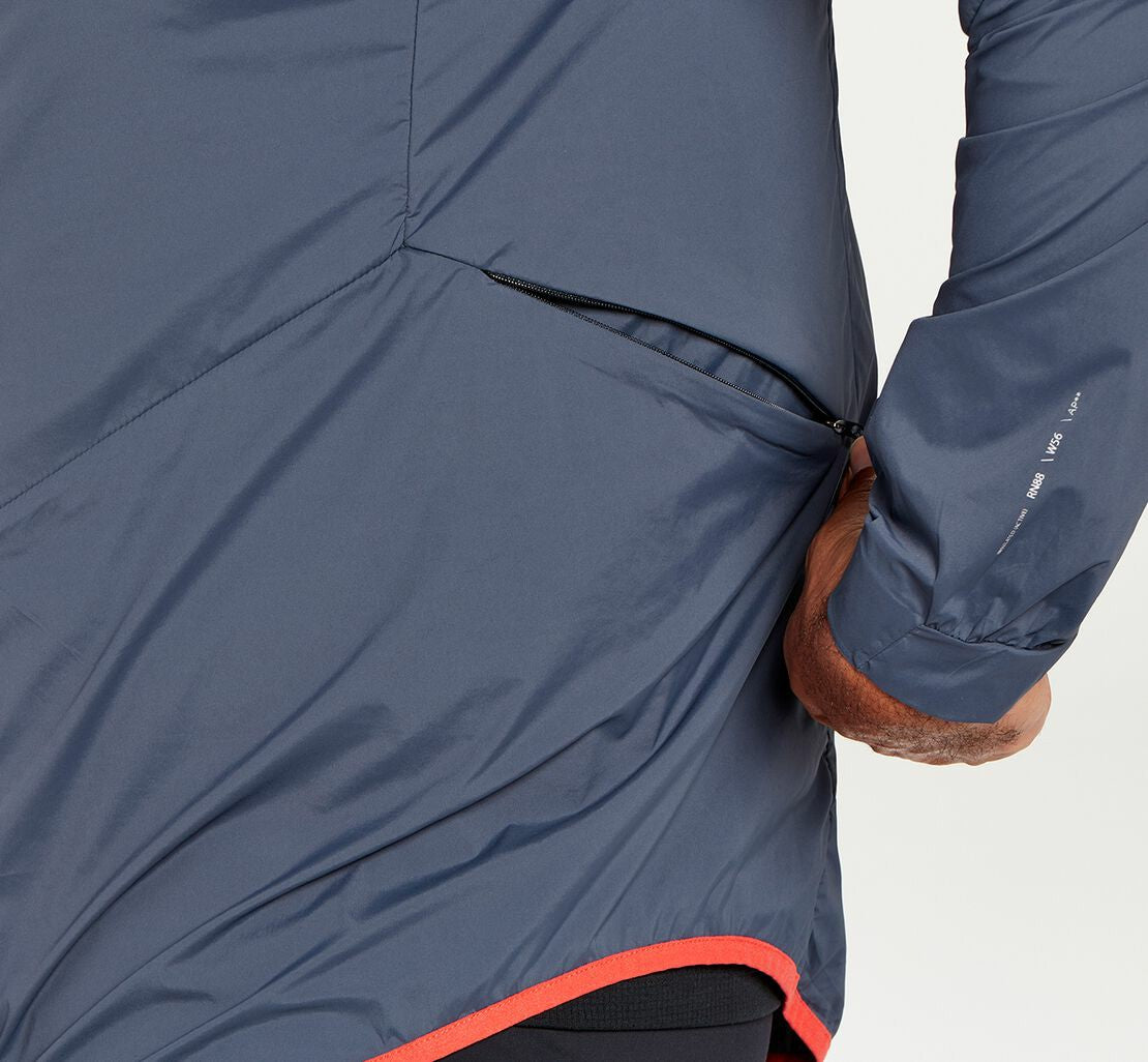 Men's Hybrid Run Jacket - Ombre Blue