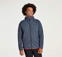 Men's Hybrid Run Jacket - Ombre Blue