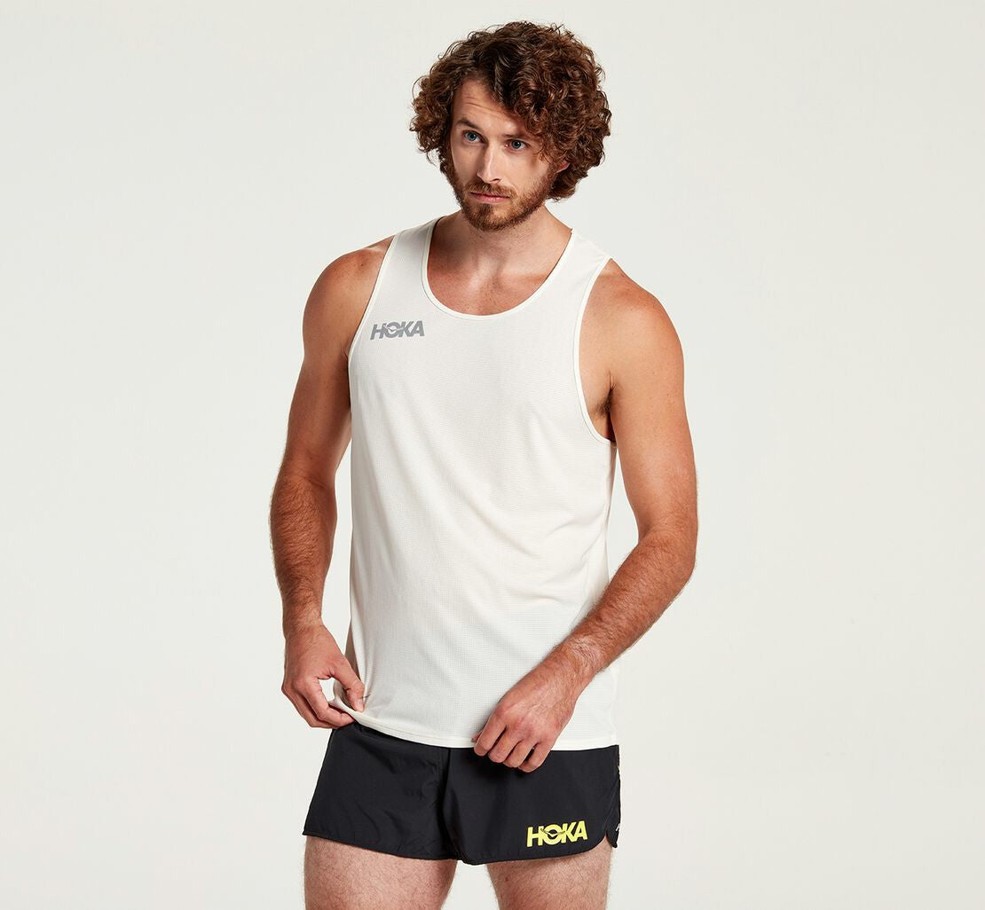 Men's Singlet - White