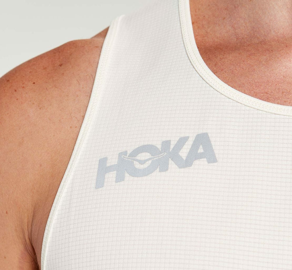 Men's Singlet - White