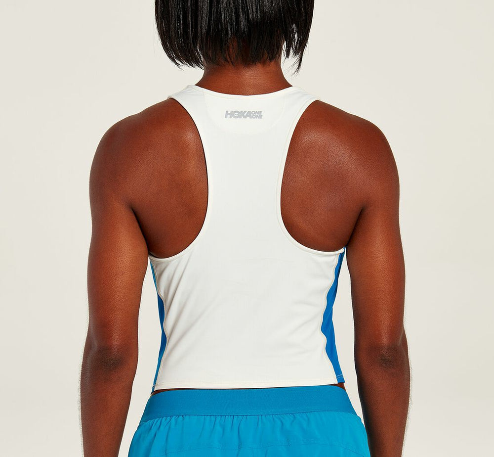 Women's Fitted Tank - White