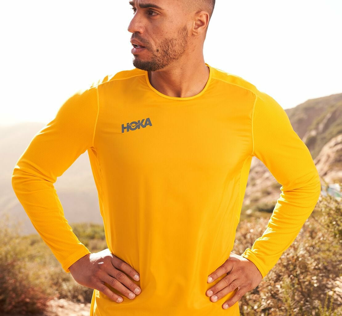 Men's Wind Shirt - Saffron