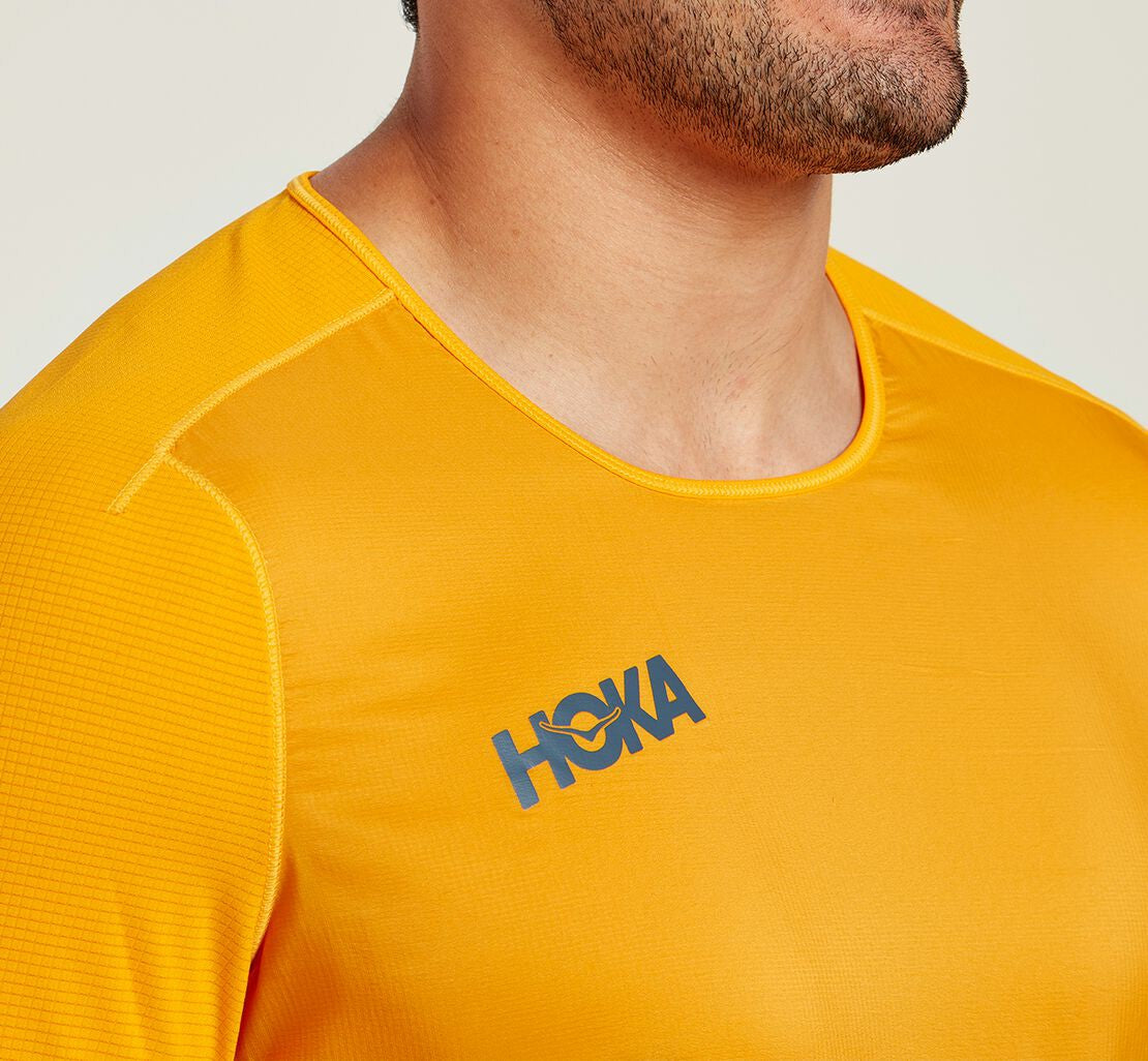 Men's Wind Shirt - Saffron